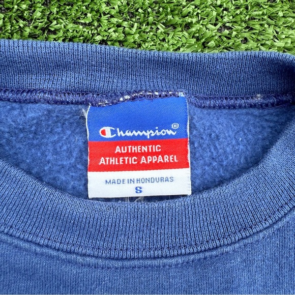 Champion Blue Kansas 2008 NCAA National Champions Crewneck Sweater, Size S - Picture 4 of 6